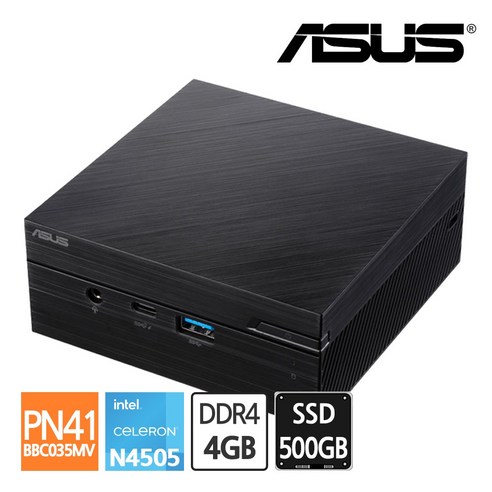 ASUS 미니PC PN41-BBC035MV N4505 RAM 4GB SSD500GB, 상세페이지 참조