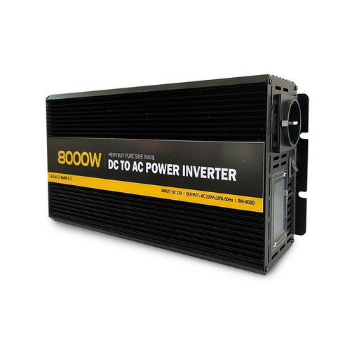 해마이바이 인버터 순수정현파 국내용 차량용 60Hz 220V, 8000W, 12V, 1개