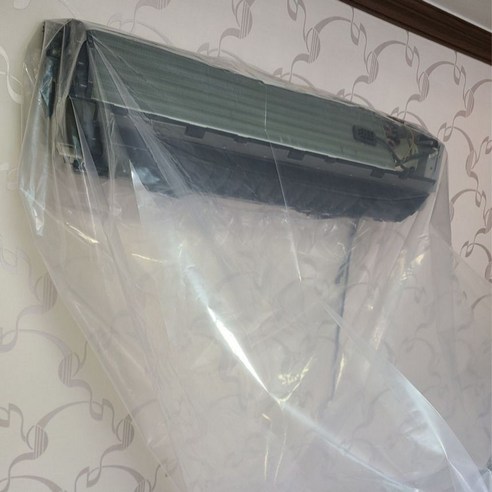 에어컨 열교환기 청소솔 냉각 세척 브러쉬 쿨러 청소 핀 먼지 제거, 메탈브러쉬, 1개 에어컨청소 15 셀프 에어컨 청소 DIY 투명 덮개형 가대 1.8M 방수포, 투명 덮개형 2.1M, 1개