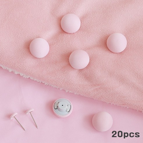 베라카 이불정리 고정핀 20pcs, 20개, 핑크