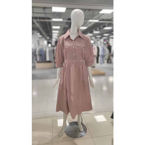 올리브데올리브 백 밴딩 카라 원피스 YW3MO302(216958 )