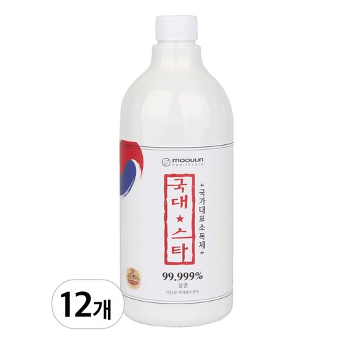 국대스타 살균소독제, 1L, 12개