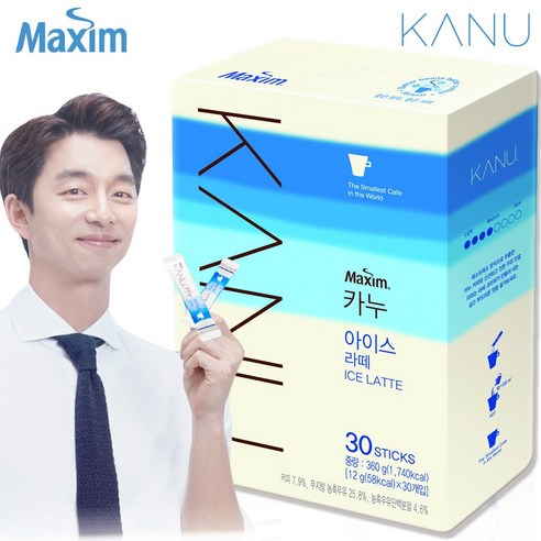맥심 카누 아이스 라떼, 13.5g, 30개입, 5개