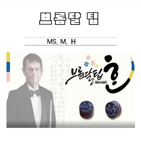 당구팁 브롬달 팁 M MS H 당구용품, 브롬달팁MS