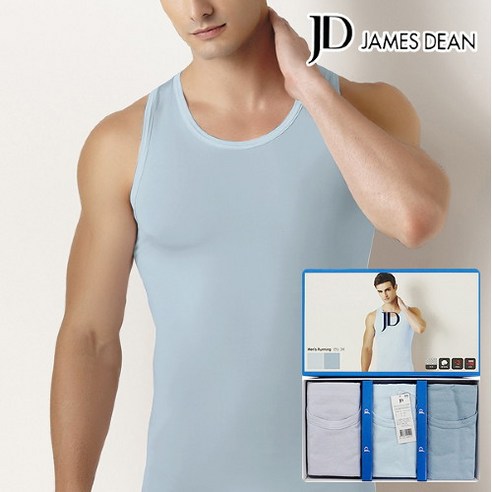 제임스딘 남자 면100 베이직 런닝 3매입 JHMRVZ01