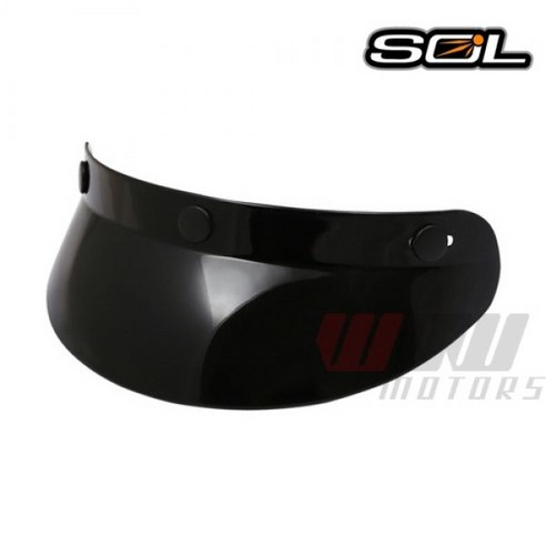 라이딩의 필수품, SOL AO-1G 버블 피크 썬 바이저: 스타일과 안전을 더하다 solao-1