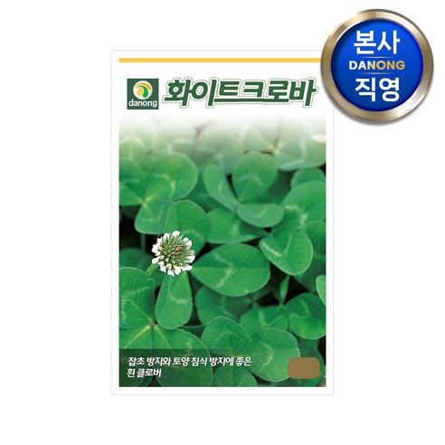 클로버/토초 씨앗 1kg – 토양 보호 및 잡초 방지를 위한 화이트 크로바/토끼풀 종자 양잔디