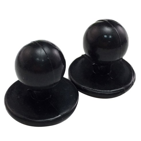 500pcs 11x18mm 플라스틱 버튼 유니폼을위한 커프스 요리사 유니폼, 하나, 검정
