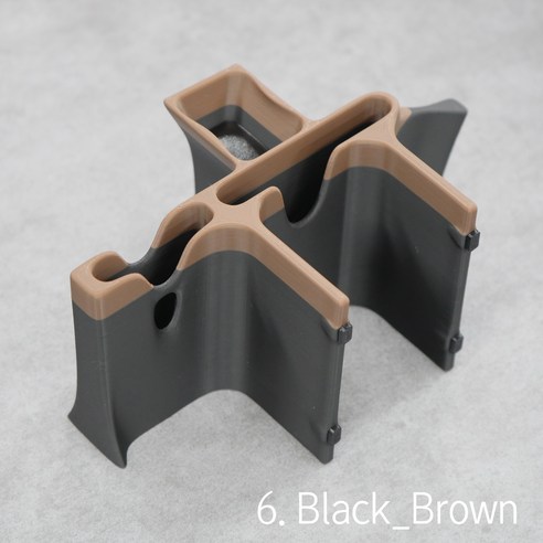 K5 DL3 수직 수납형 콘솔 트레이 콘솔 박스, 6. Black_Brown