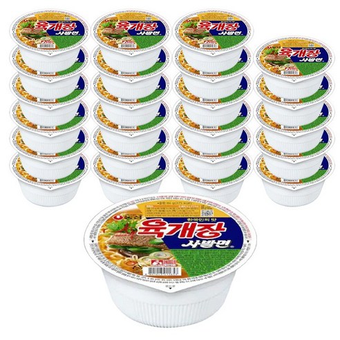 농심 육개장 사발면 86g