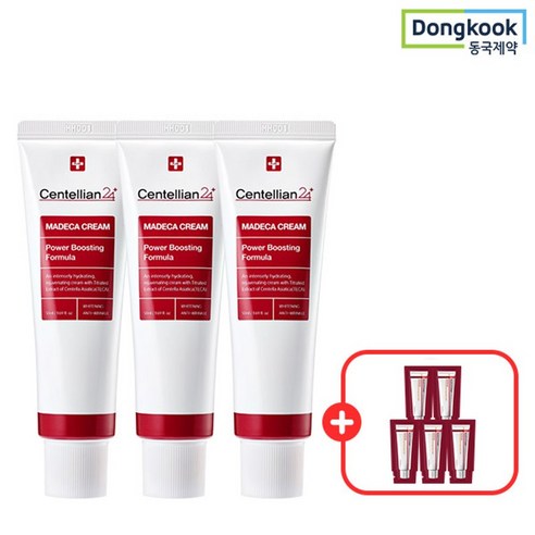 동국제약 마데카크림 시즌4 50ml 3개+크림7 1ml 5매 증정, 단품, 단품