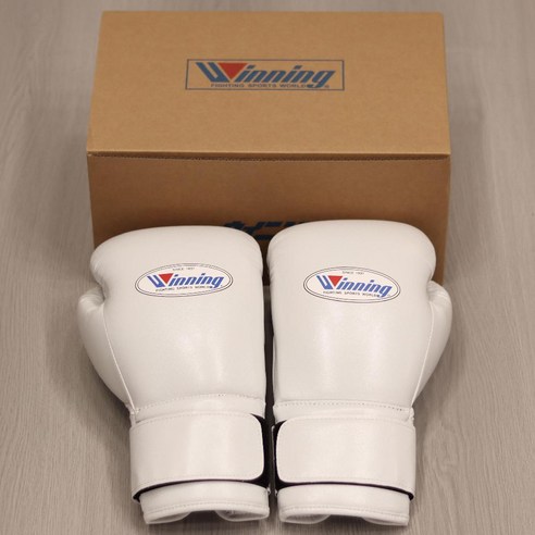 승리의 기운을 담아: 위닝글러브 무에타이 성인용 글러브, 흰색 벨크로 14온스의 격투 혼을 깨우다 위닝글러브14온스