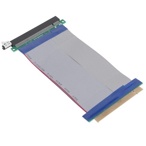 Qiilu Pcie X16 연장 Pci E 16X 소프트 케이블 19Cm 라이저 카드 익스텐더 플랫, Qiilu Pcie X16 연장 Pci E 16X 소프, 1개