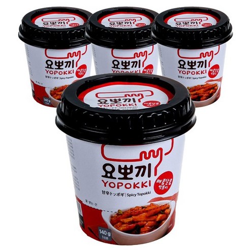 요뽀끼 매콤달콤떡볶이, 140g, 15개