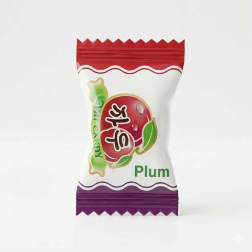 자두맛 하드캔디