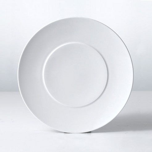 화이트블룸 오리진 원형접시 1p (3종 택1), 1개, 화이트
