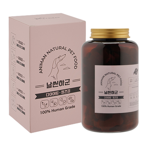 애니먼 강아지 쿠키 영양제 250g, 날씬하군, 1개