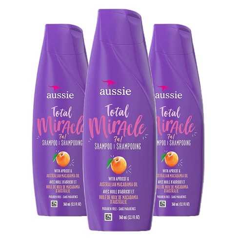 어씨 토탈 미라클 7n1 샴푸, 3개, 360ml