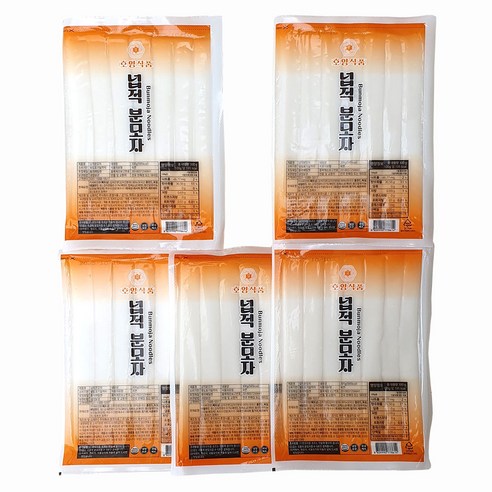 새마원 HACCP 국내생산 넙적 분모자 300g 당면 떡볶이, 5개, 300g