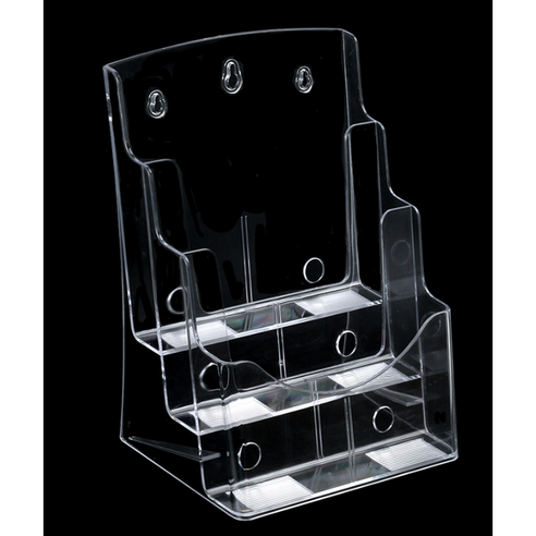 건코몰 프리미엄 아크릴진열대 A4꽂이 쇼케이스 전단지꽂이, 1개 전시회
