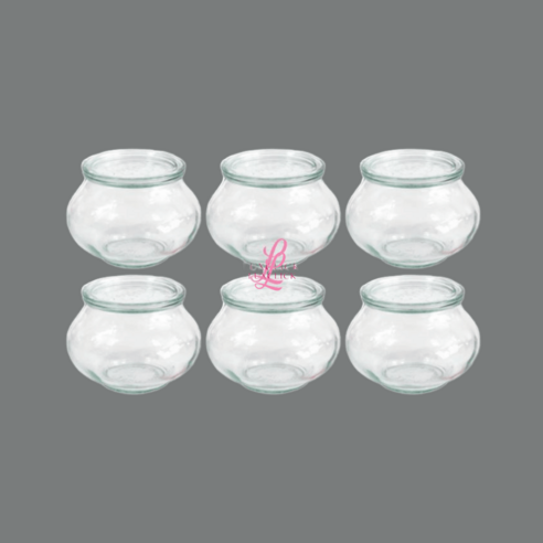 Weck 웩 유리용기 단지형 560ml (No.901) 6개 SET, 기본구성(유리용기+유리뚜껑) 6set