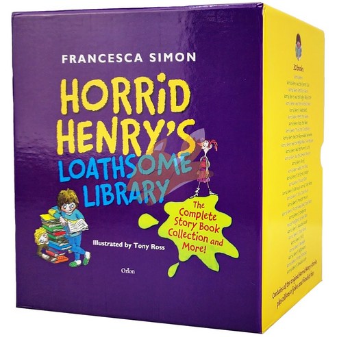 [여우별밤] 호리드헨리 30권 세트 챕터북 영어원서 Horrid Henry Loathsome Library 정식음원제공