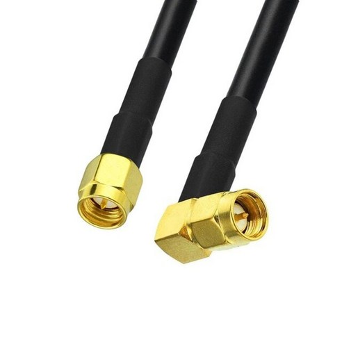 SMA 수 동축 케이블 커넥터 어댑터 피그테일 플러그 3G 와이파이 안테나 연장 RG58 1M, 11 No 11_11 20M Cable