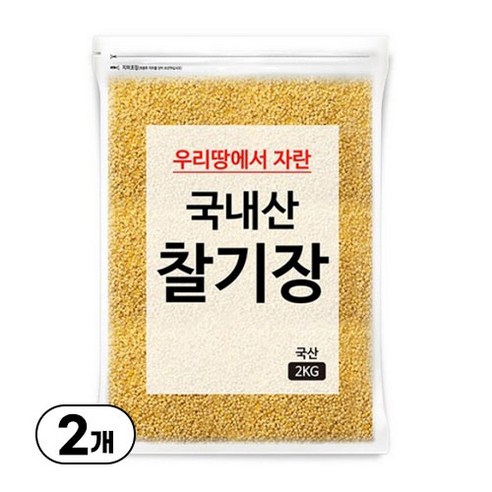 대구농산 찰기장쌀, 2개, 4kg