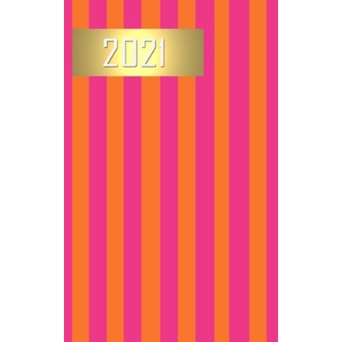 2021 Pink Stripe Diary Paperback, Blurb, English, 9781715744472