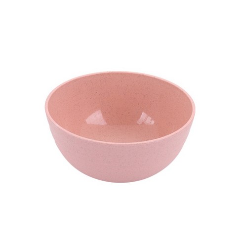 밀 짚 샐러드 그릇 깨지지 않는 혼합 그릇 재사용 가능한 식기 세척기 전자 레인지 안전 수프 그릇 홈 키친, pink