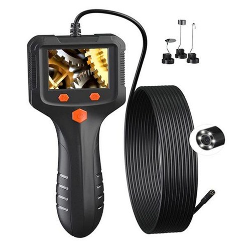 5.5mm HD 내시경 카메라 1080P IP67 방수 휴대용 단단한 케이블 파이프 하수도 감지 자동차 보어스코프, 01 Black 5.5mm HD 내시경 카메라 1080P IP67 방수 휴대용 단단한 케이블 파이프 하수도 감지 자동차 보어스코프, 01 Black