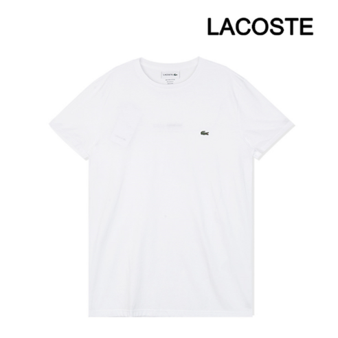 LACOSTE 반팔티셔츠 크루넥 기본티 화이트 TH6709-001