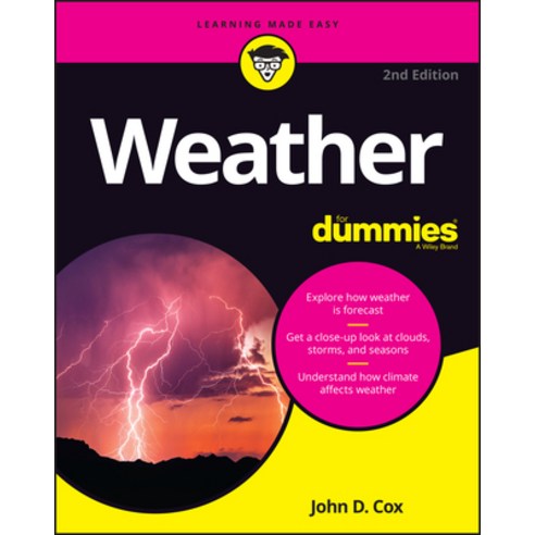 (영문도서) Weather for Dummies Paperback, English, 9781119811008