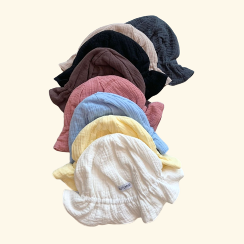 우리 아기 피부를 위한 최고의 선택, 어텀31 아기 거즈햇!