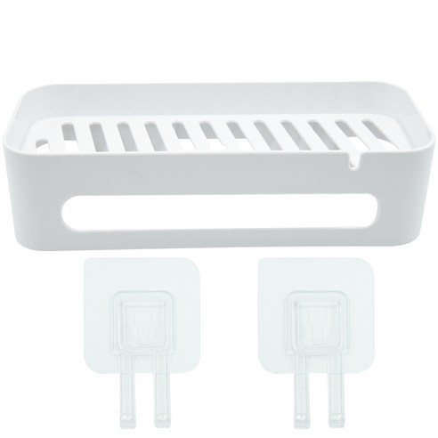 셀프 접착식 선반 벽걸이 포함 보관용 기구 홀더 드릴 샤워기 캐디 바스켓 주방 욕실 거실용 플라스틱(흰색)
