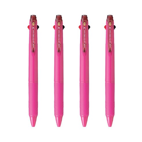 제트스트림 3색 볼펜 0.38mm, RP, 4개
