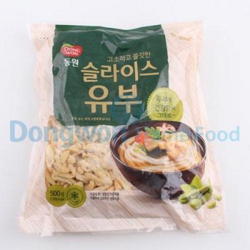 동원 유부(냉동 슬라이스) 500g, 1개