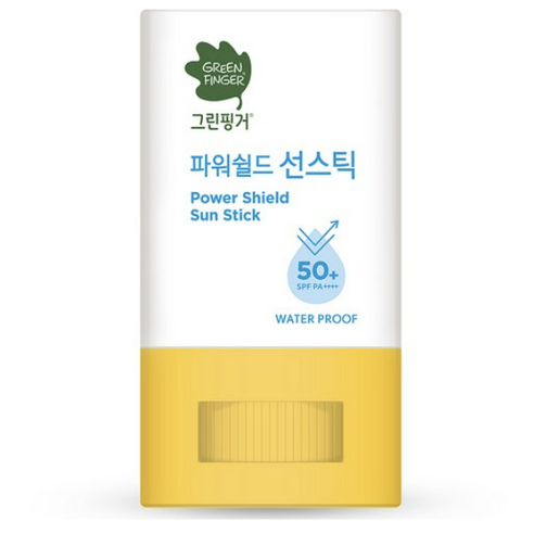 그린핑거 파워쉴드 선스틱 워터프루프 SPF50+ PA++++, 14g, 1개