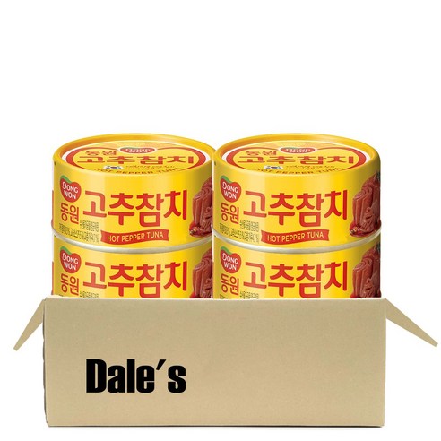 동원 고추 참치, 135g, 4개