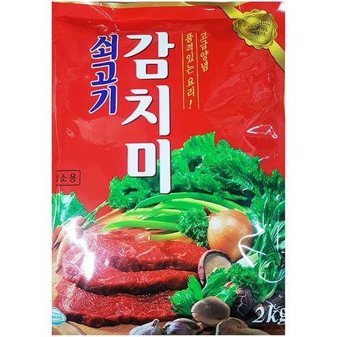 쇠고기감치미 대상 2kg 업소용 조미료 다시다 식자재