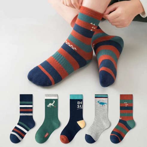 우리 아이 발에 귀여움을 한가득, 어반바스켓 공룡 양말 세트!