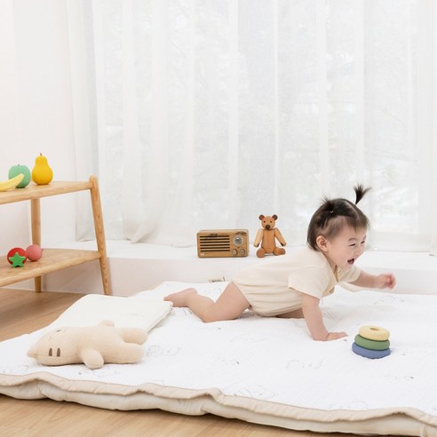 열 많은 아기에게 꿀잠을 선물하는 아가앤 접촉냉감 쿨매트