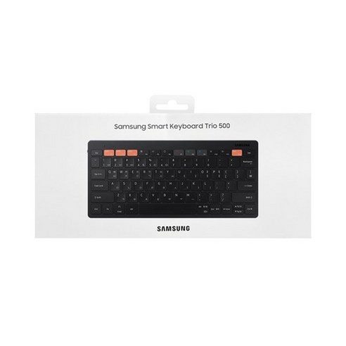 삼성전자 스마트 트리오 500 무선키보드, 블랙, EJ-B3400U, 텐키리스