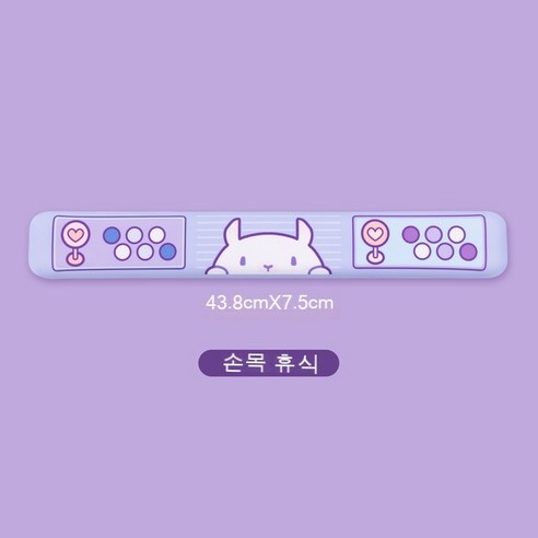 YJQ 초대형 Kawaii 게임용 마우스 패드 손목 받침대가있는 귀여운 토끼 귀 XXL 데스크 매트 방수 Nonslip 노트북 데스크 액세서리, Wrist Rest A