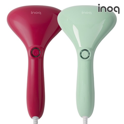 이노크아든 거치대형 핸디 스팀다리미 니트 셔츠 바지 다리미, 01. 체리핑크, 체리핑크