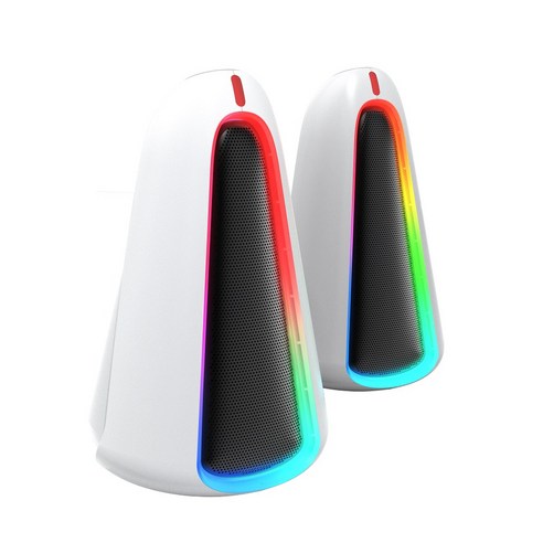 몬카 MONKA SG-500 레인보우 RGB LED 게이밍 스피커, 단품, 단품