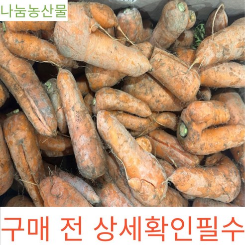 국내산 흙당근 햇당근 최상품 제주도 강원도 경남 3kg 5kg 10kg 특 사이즈 요리용, 1kg, 1개 14 제주도 구좌 경남 강원도 못난이 흙당근 3kg 5kg, 1개, 못난이3kg