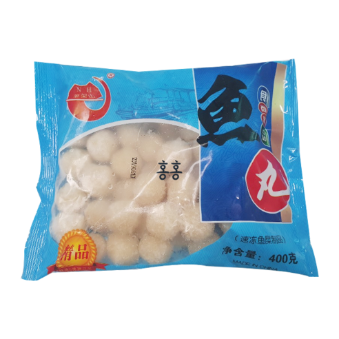 홍홍 중국식품 냉동 피쉬생선볼 (하늘) 훠궈 마라탕사리 완자볼 어묵볼, 1개, 400g
