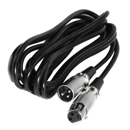 FCSHOP 마이크 케이블(마이크 케이블 XLR 수-XLR 암 케이블) 8가지 크기 옵션, 5m, 블랙, 설명