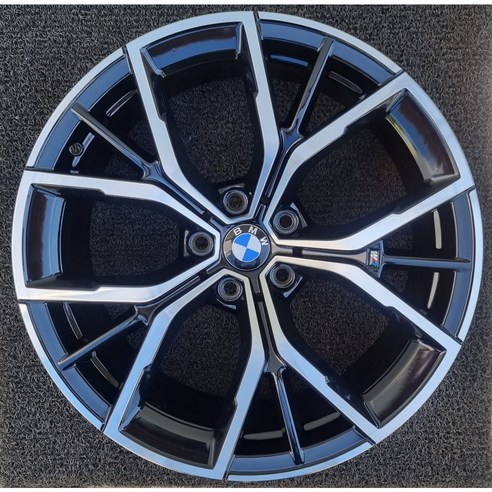 BMW 19인치 휠, 복원휠, 블랙컷팅, 깨끗한 복원, 대품가격